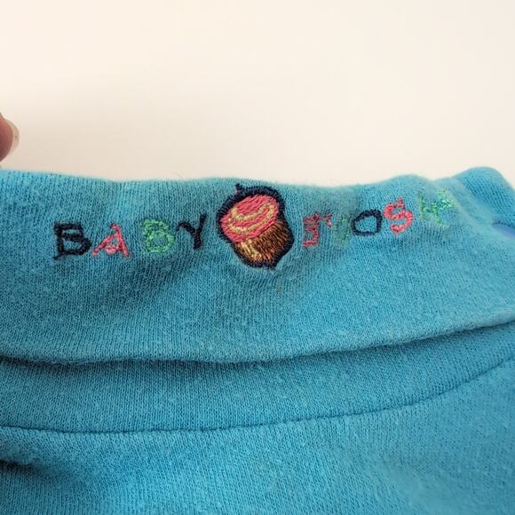 Vintage Oshkosh B’gosh Bubble Overalls Vestbak 6-9 Months USA Cotton Plaid Blue - Picture 3 of 8